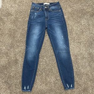 KanCan High Rise Skinny Jeans Bootlegger, size 3/25, EUC